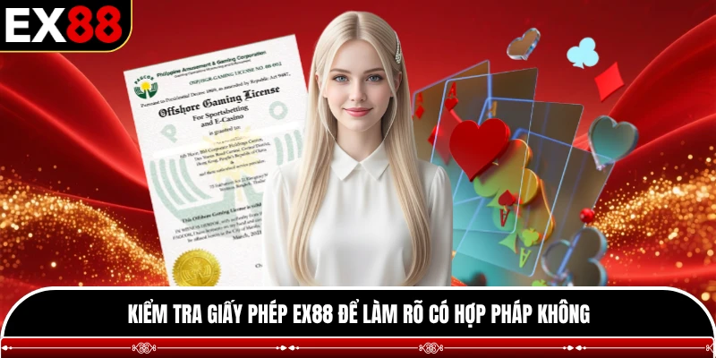 Kiểm tra giấy phép EX88 để làm rõ có hợp pháp không